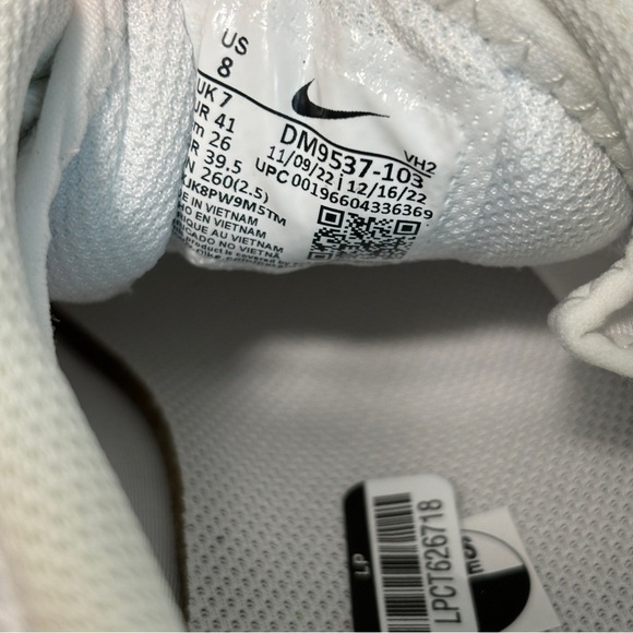 Nike Air Max System Sneakers Shoes Mens Size 8 Black White DM9537-103 - Picture 6 of 7